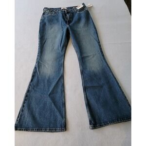 NWT Wrangler Women's High Rise Fierce Flare Blue Jeans Size 14/32"x32"